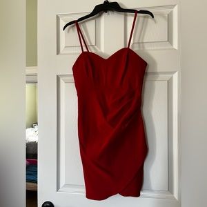 Red dress